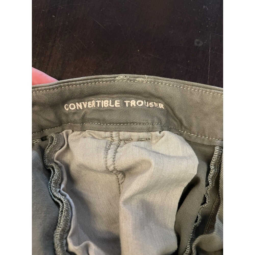 American Eagle Outfitters Pants Womens 4 Green Convertible Stretch Twill Khakis - Picture 12 of 13